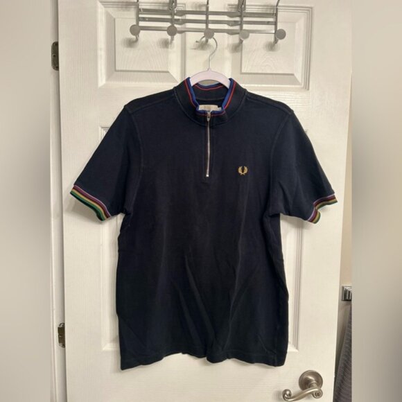 Fred Perry Other - SOLD Fred Perry Bradley Wiggins Zip Polo Shirt with Pocket